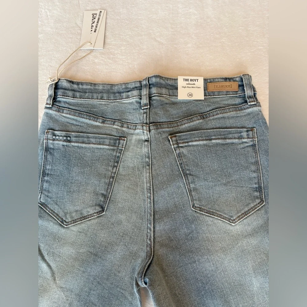 NWT - Blank NYC Hoyt High-Rise Mini Flare - size 28 - Picture 10 of 16